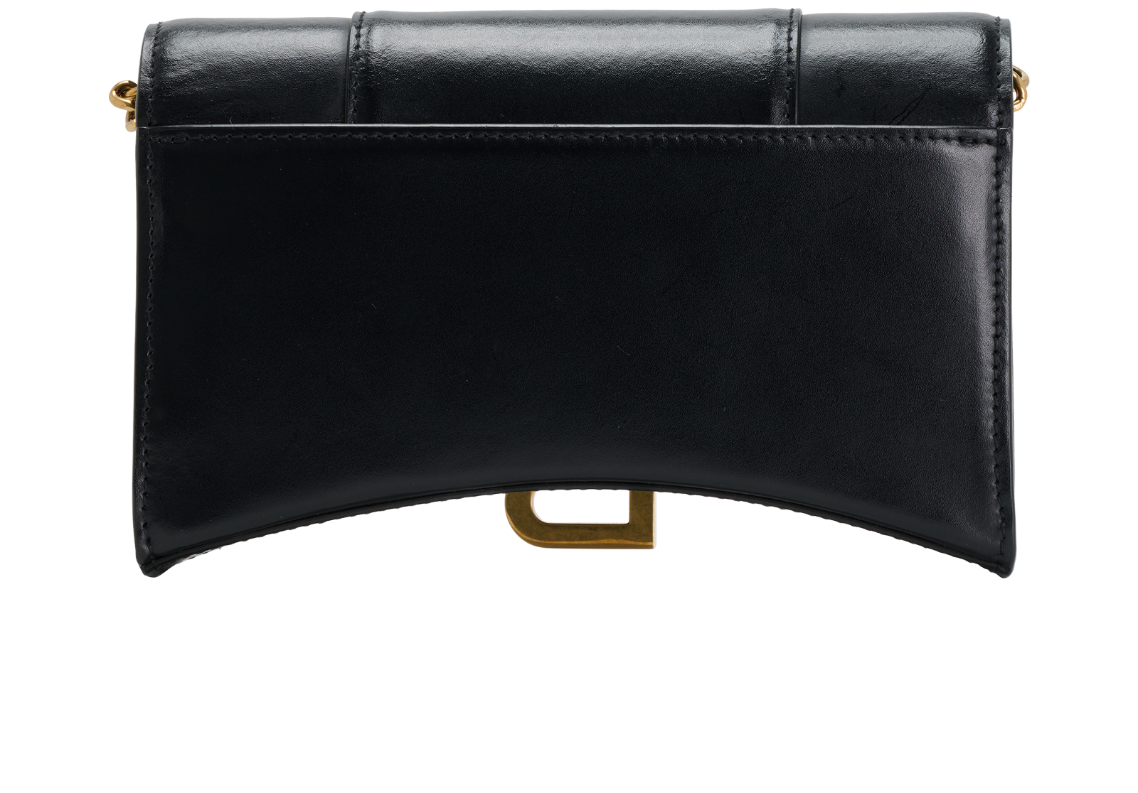 Hourglass WOC, &pound;695, Handbags, Black, Leather, Back view